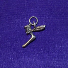 Tinkerbell silver pendant